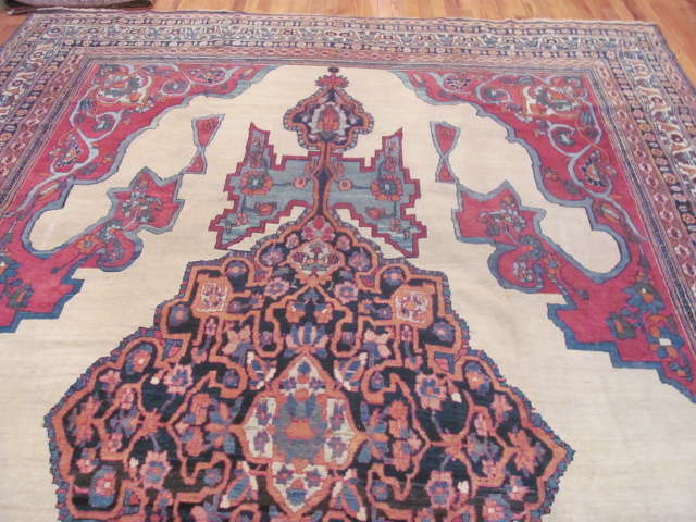 24938 Antique Persian Kirman Lavar carpet 8,8 x 13,2 -2