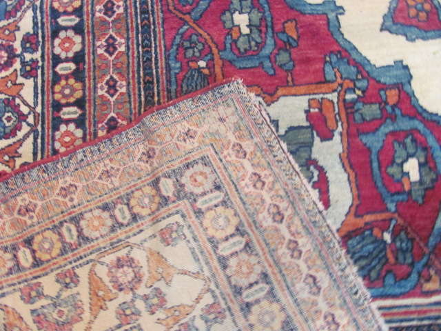 24938 Antique Persian Kirman Lavar carpet 8,8 x 13,2 -3