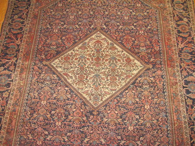 24958 Antique Persian Fereghan rug 4,4 x 6,7 -2