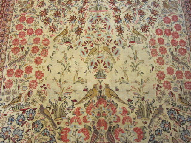 24962 Persian Kashan carpet 7 x 10 -2