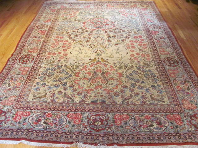24962 Persian Kashan carpet 7 x 10