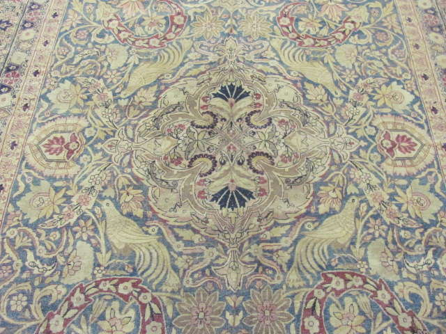 24979 Antique Persian Kirman Lavar carpet 10 x 20,8 -2