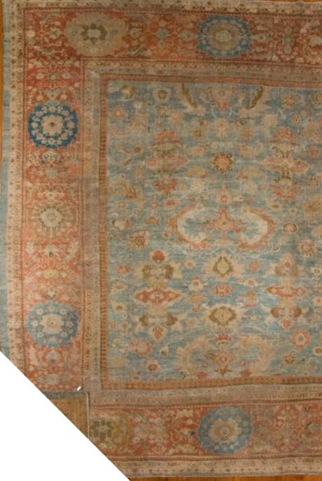 24980 Antique Persian Sultanabad 11,9 x 13-