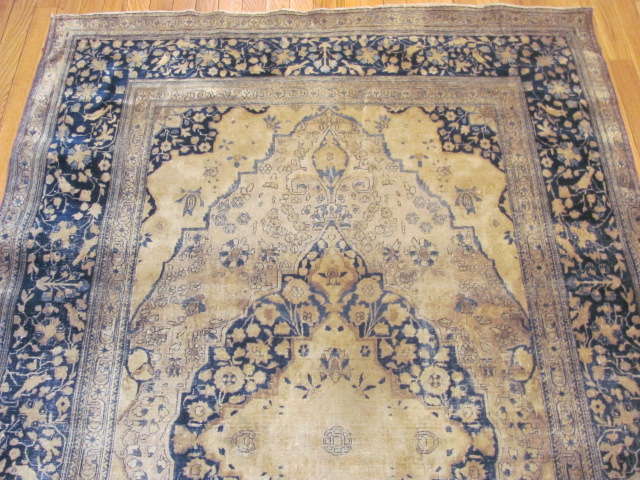 24985 Antique Persian Kashan Mohteshem rug 4,4 x 6,7 -1