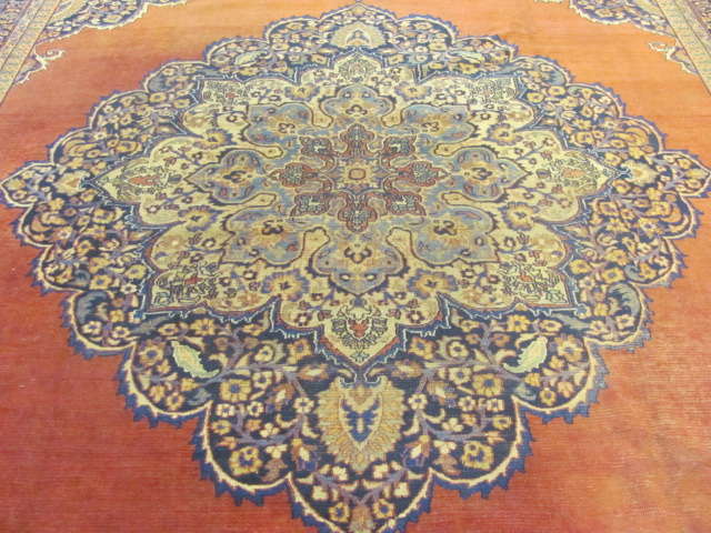 24986 Antique Persian Khorassan carpet 12 x 16,2-2