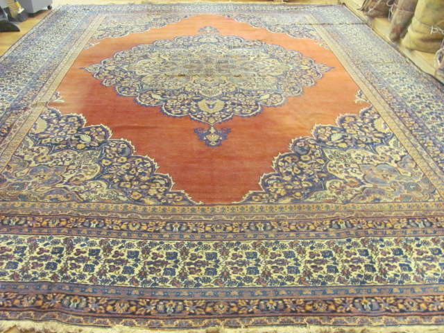 24986 Antique Persian Khorassan carpet 12 x 16,2