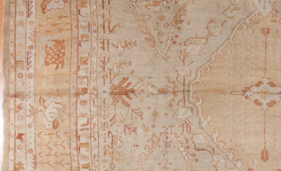 24988 Antique Anatolian Oushak carpet 14,2 x 18,2-2