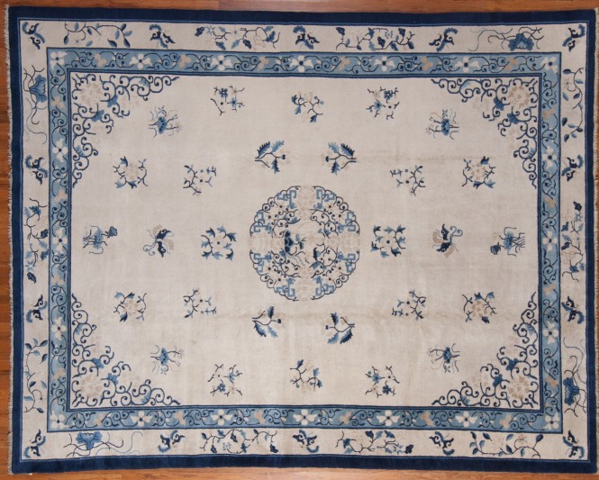 24990 Antique Chinese Peking carpet 9,1 x 11,7-1
