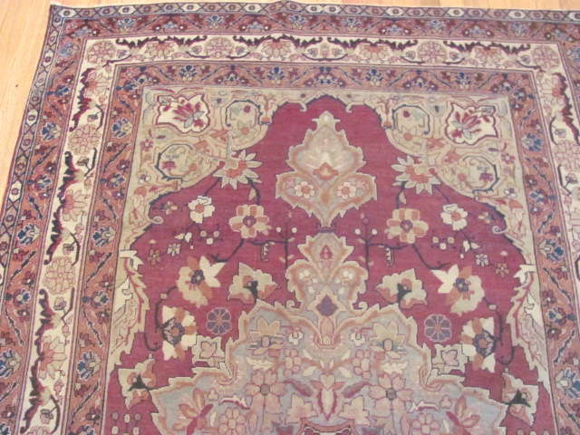 24995 Antique Persian Kirman Lavar rug 4,3 x 6,11 -1