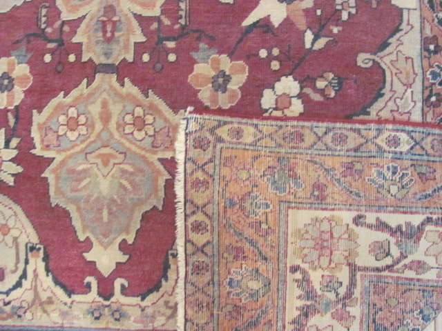 24995 Antique Persian Kirman Lavar rug 4,3 x 6,11 -2