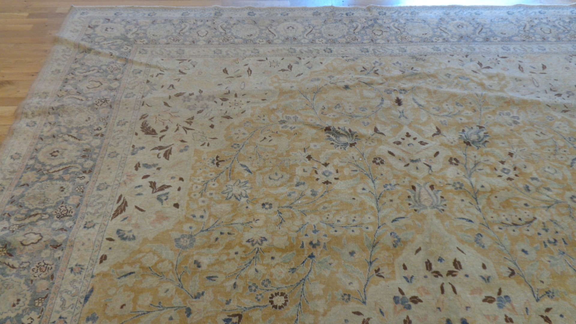 24997 Antique Persian Tabriz carpet 10,8 x 15,8 -1