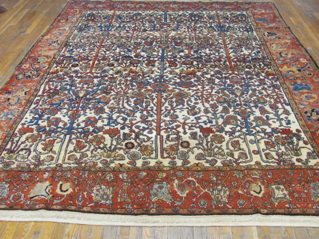 25009 Antique Persian Ferreghan rug 8,4 x 9,6