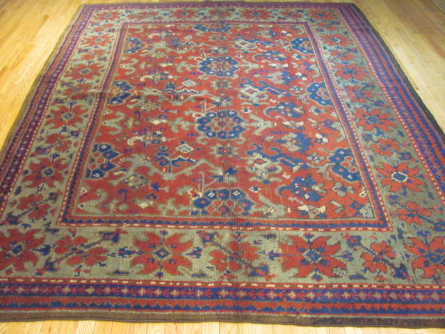 25016 Anatolian Oushak carpet 7,1 x 9