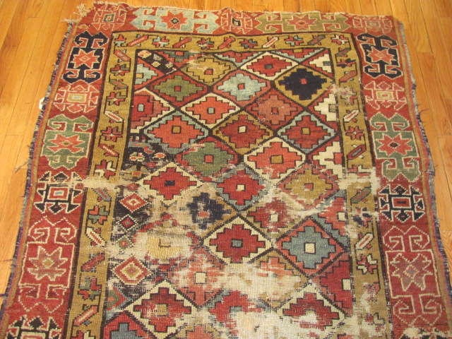 25022 Antique Northwest Kurdish rug 3,9 x 8,1-1