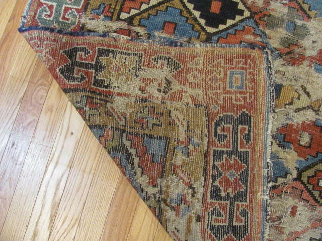 25022 Antique Northwest Kurdish rug 3,9 x 8,1-3
