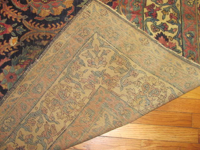 25041 Antique Persian Kirman carpet 9,5 x 12,11-3