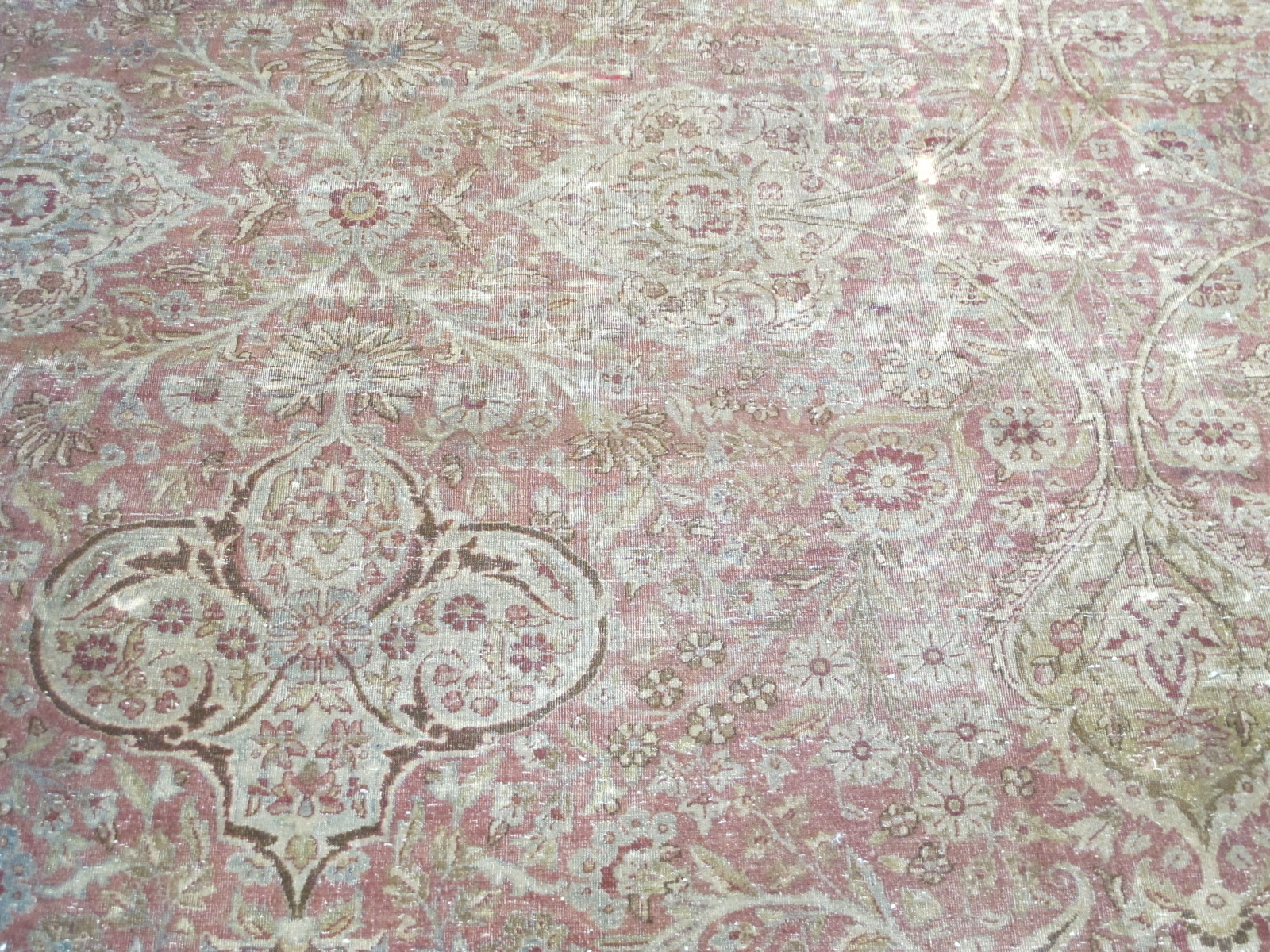 13116 Antique Persian Kirman rug 12,7 x 24 (5)