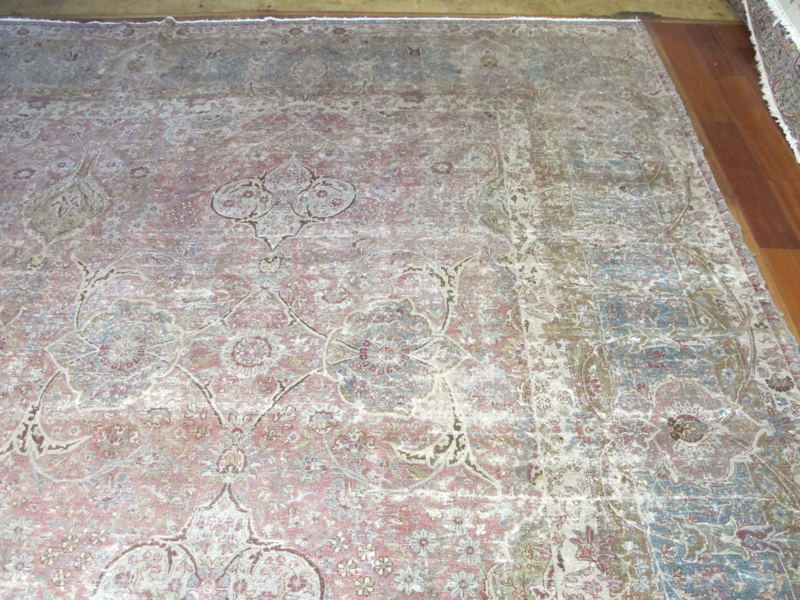 13116 Antique Persian Kirman rug 12,7 x 24 (6)