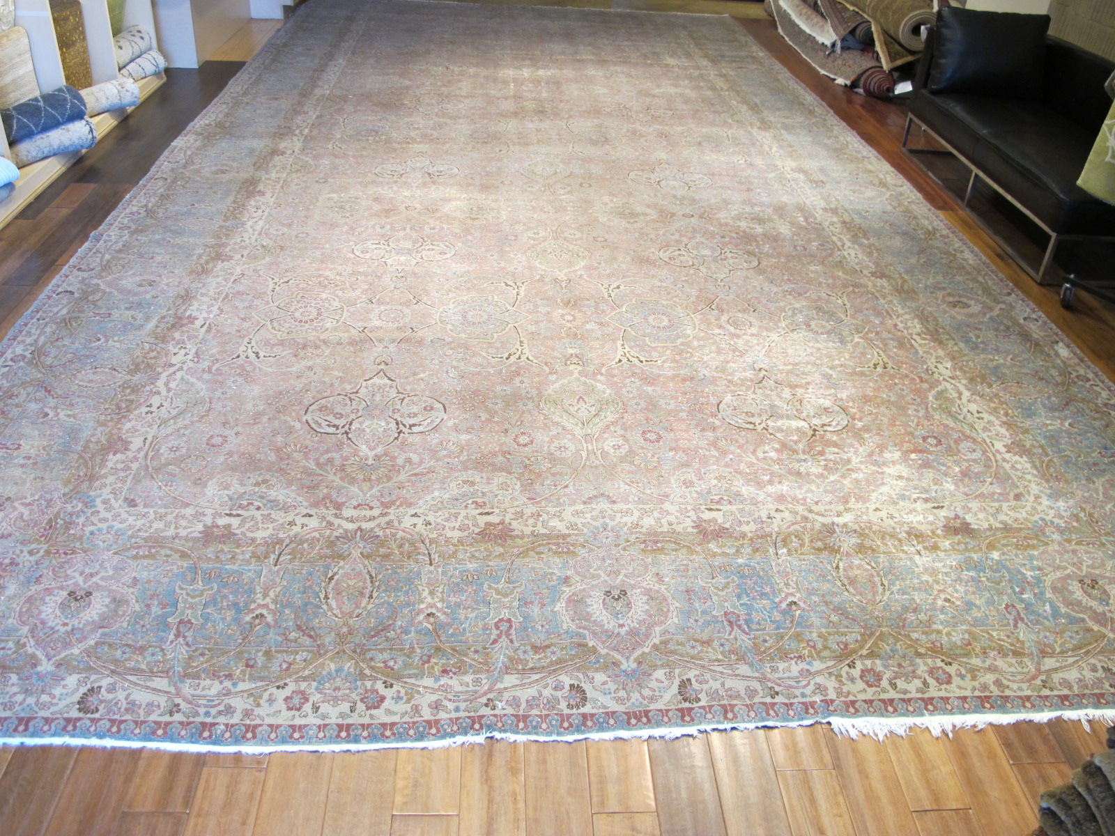 13116 Antique Persian Kirman rug 12,7 x 24 (8)