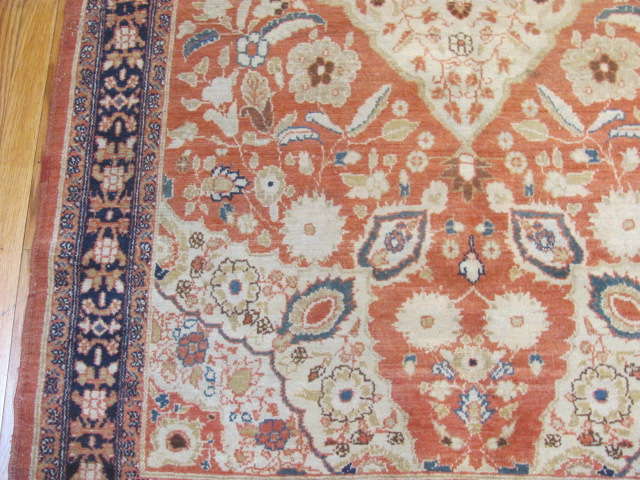 25071 antique Persian Malayer Mishan rug 3,9 x 5,9-2