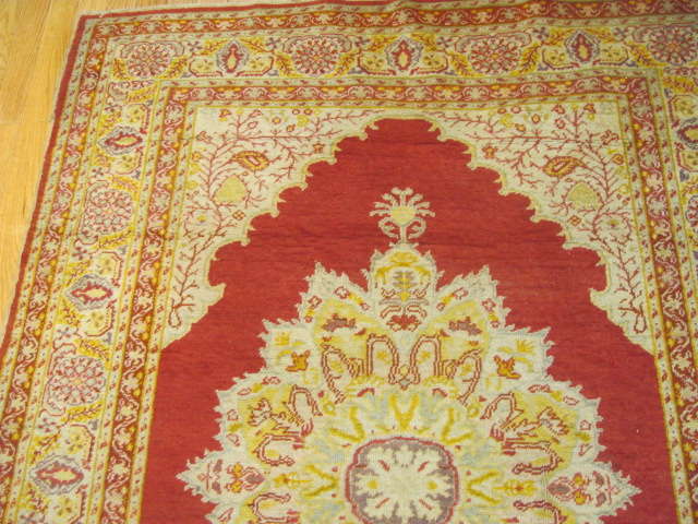 25075 antique Anatolian rug 4x5,3-1