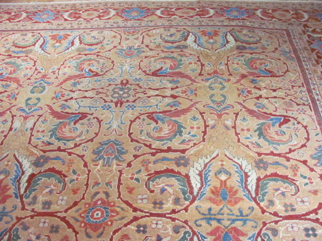 25095 antique persian mahal rug 10,3 x 13,3-1