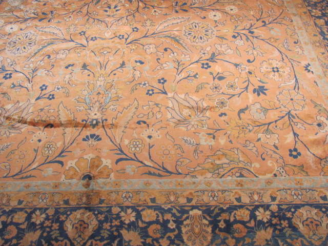 25113 Antique Indian rug 10 x 14-2
