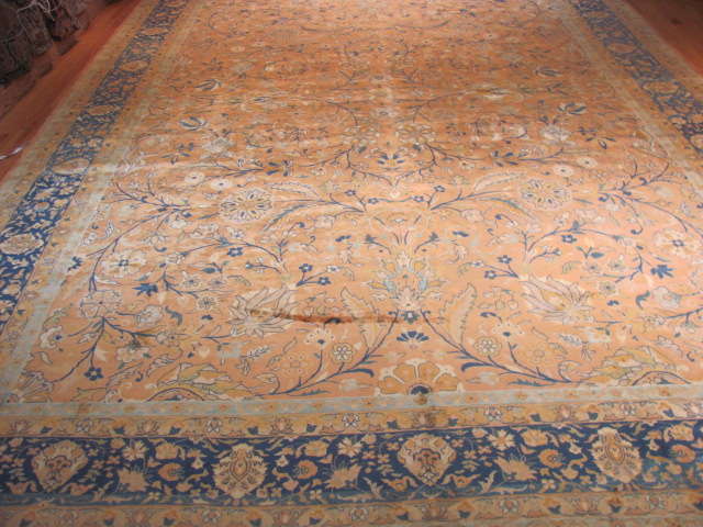 25113 Antique Indian rug 10 x 14