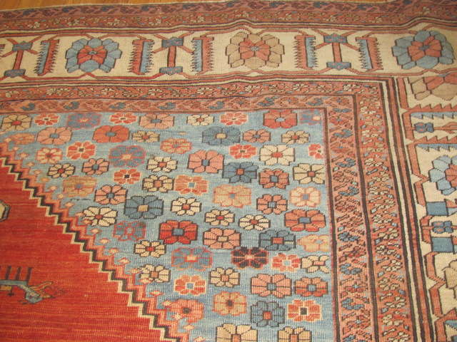 25118 Antique Persian Bakshaish rug 11,6 x 14,6-2