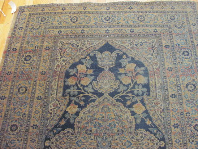 25126 Antique Persian Tabriz 4,2 x 6-1