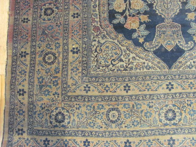 25126 Antique Persian Tabriz 4,2 x 6-2